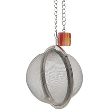 Stainless Steel Tea + Spice Infuser Ball w/ Gemstones