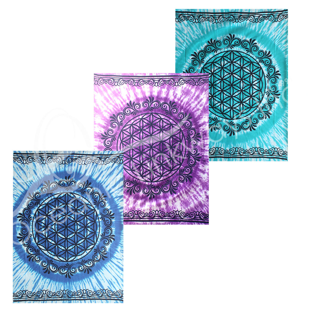 Tapestry || Flower of Life || Cotton