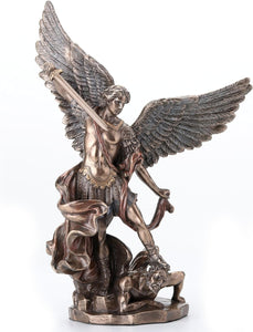 Statue || Archangel Michael Standing Over Demon
