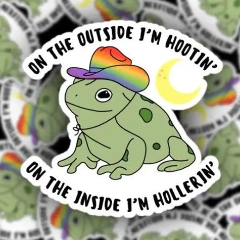 Sticker || Hootin' Hollerin' Toad