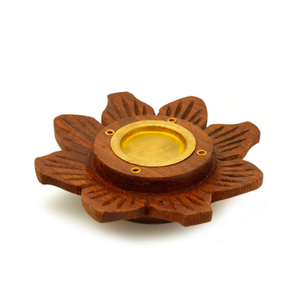 Incense Burner || Wooden Lotus