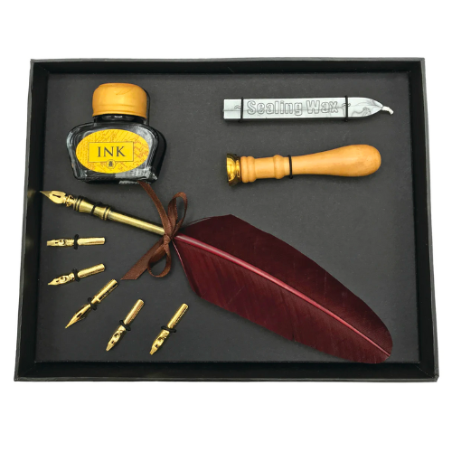 Calligraphic Ritual Kit || Quill Pen and Ink