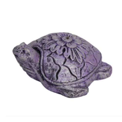 Incense Burner || Turtle Lotus Volcanic Stone