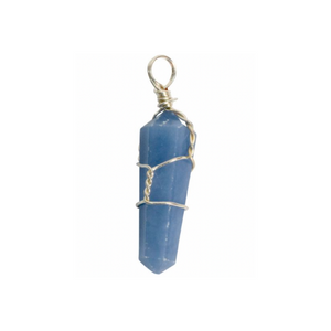 Pendant || Wire Wrapped || Angelite