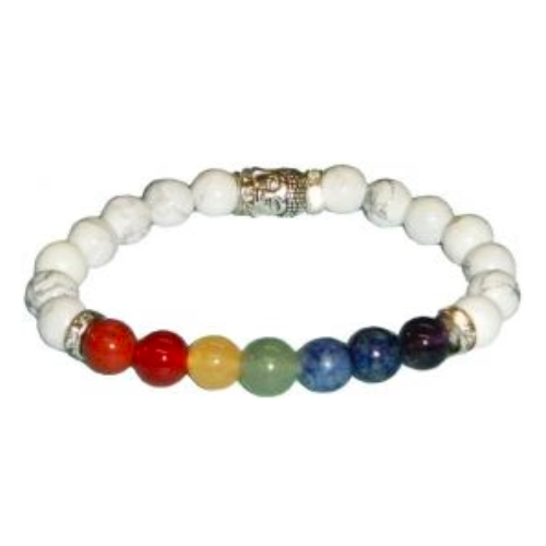 Chakra Bracelet || 8mm Round Beads ||  Assorted Stones