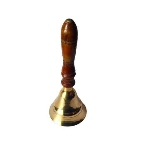 Bell || Brass Bell with Wooden Handle