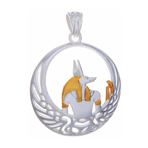 Pendant || Gold Plated Sterling Silver || Anubis