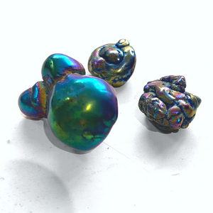 Cluster || Rainbow Aura Agate Bubbles