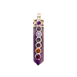 Pendant  || Gemstone Point || Chakra Stones (Assorted)