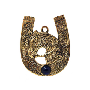 Brass Horseshoe for Protection and Luck
