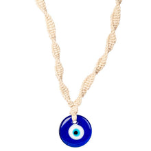 Necklace || Evil Eye || Adjustable Hemp