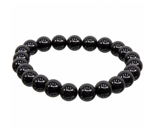 Bracelet || Obsidian || 8mm Round Beads