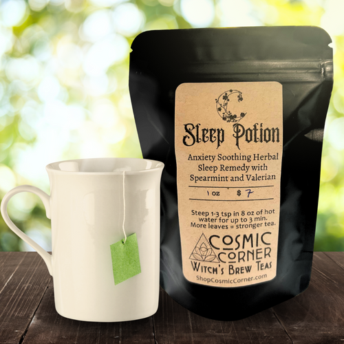 Sleep Potion Tea || Anxiety Soothing Herbal Sleep Remedy with Spearmint and Valerian