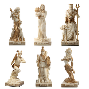 Mini Greek Pantheon Statues || Marble Style
