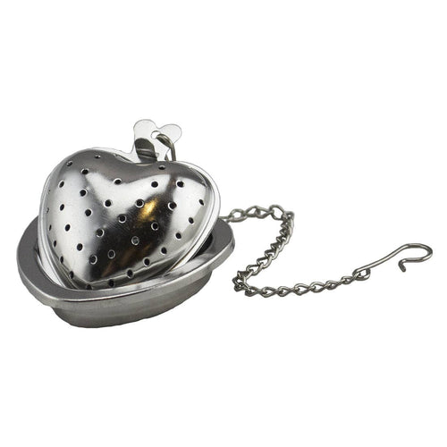 Tea Strainer  || Heart Shaped Stainless Steel Tea + Spice Infuser