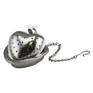 Tea Strainer  || Heart Shaped Stainless Steel Tea + Spice Infuser