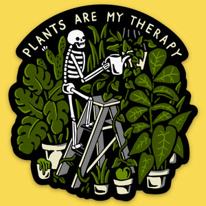 Sticker || Plants Are My Therapy