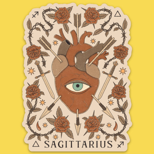 Sticker || Floral Sagittarius