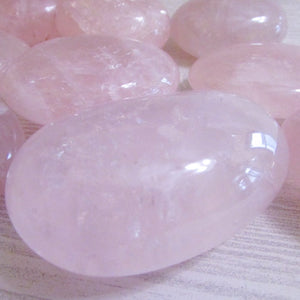 Rose Quartz Crystal Palm Stones - Crystal - Cosmic Corner Savannah