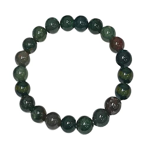 Bracelet || Bloodstone  || 10mm Round Beads