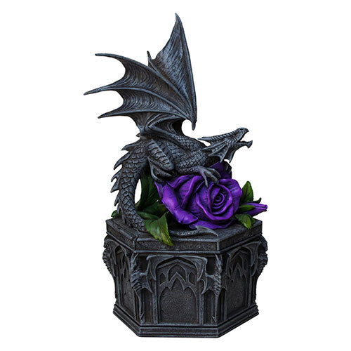 Box || Beautiful Dragon With Purple Rose