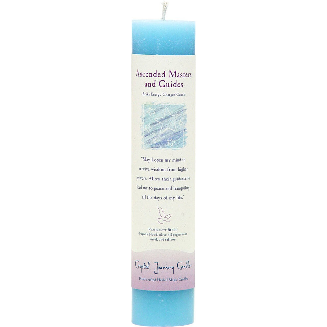 Reiki Herbal Pillar Candle Ascended Masters