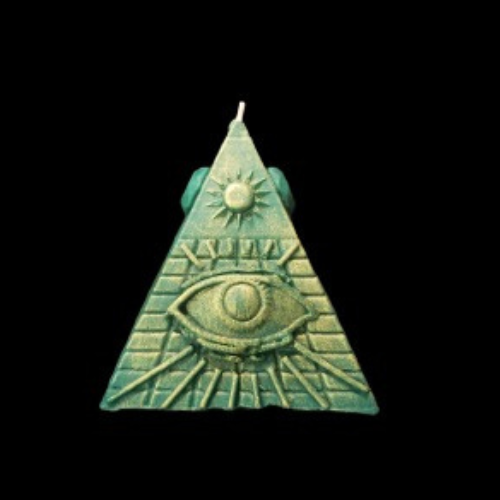 Figure Candle  || All Seeing Eye Pyramid