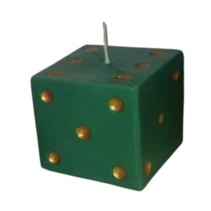 Figure Candle || Green Dice Candle