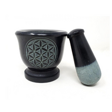 Mortar and Pestle || Flower of Life