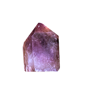 Standing Point || Quartz with Amethyst Inclusion