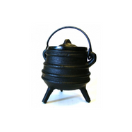 Cauldron || 3" Mini Potbelly || Cast Iron || Assorted Designs