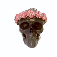 Figure Candle || Skull With Rose Crown