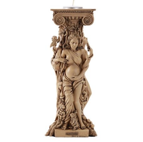 Candle Holder || Tea Light Candle || Tall Maiden Mother Crone