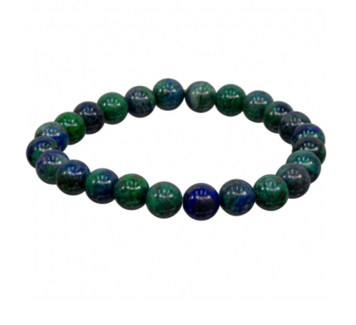 Bracelet  ||  Chrysocolla Bracelet 8mm Round Beads