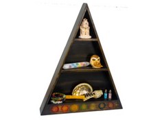 Chakra Wooden Altar Shelf