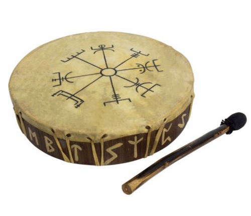 Ceremonial Drum  ||  Painted  ||  Assorted Designs