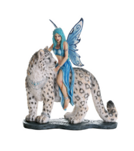 Statue || Hima Fairy with Snow Leopard