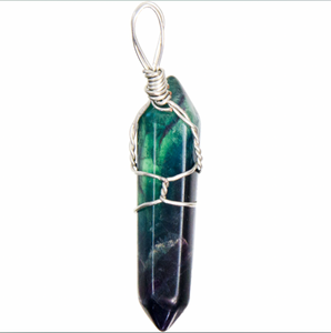 Pendant || Wire Wrapped || Fluorite