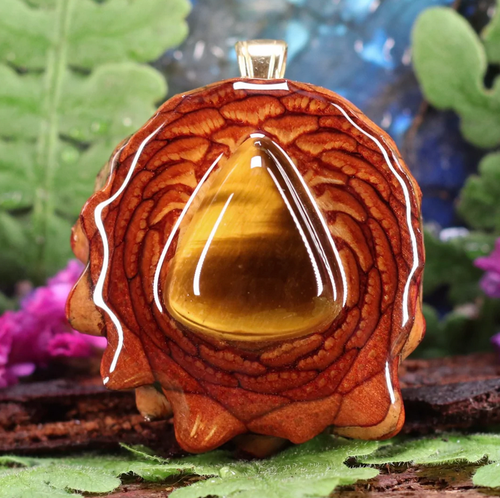 Third Eye Pinecone  || Tiger Eye