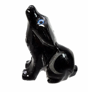 Black Onyx Spirit Animal Carvings w/ Carved Symbols