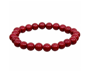 Bracelet  || Mountain Jade  || 8mm Round Beads