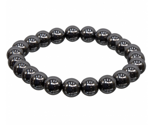 Bracelet  || Hematite || Round Beads