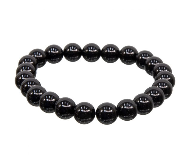 Bracelet  || Onyx  ||  8mm Round Beads