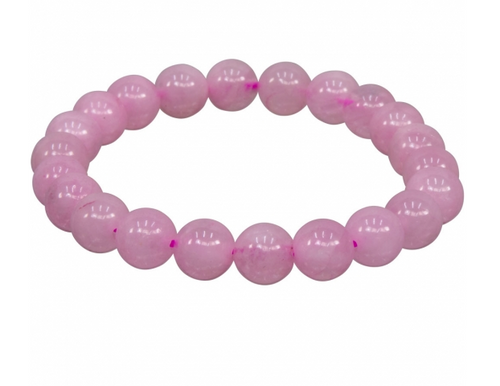 Bracelet ||  Rose Quartz || 8mm or 10mm Round Beads