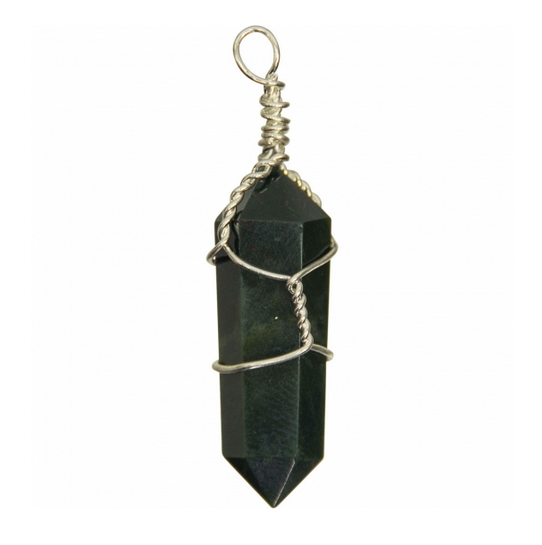 Pendant || Wire Wrapped || Bloodstone