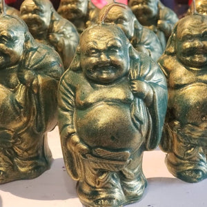 Figure Candle || Golden Buddha / Budai