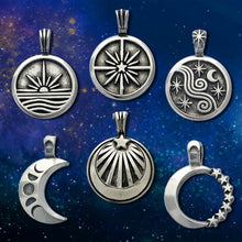 Pendant || Pewter || Sun, Moon, and Stars