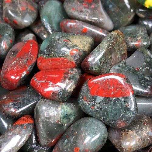 Tumbled African Bloodstone
