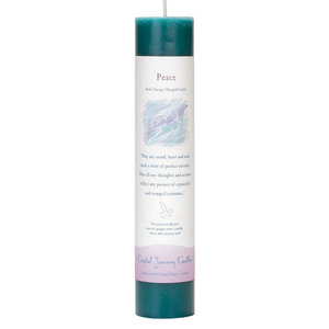 Reiki Herbal Pillar Candle Peace