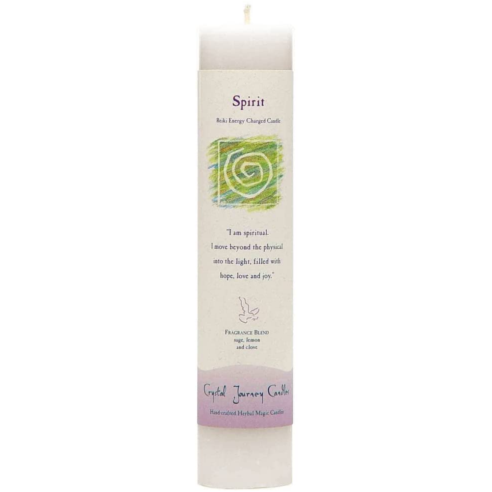 Reiki Herbal Pillar Candle Spirit
